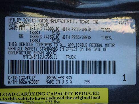 Used 2018 Toyota Tundra SR5 w/ SR5 Upgrade Package image 9