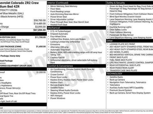 Used 2026 Chevrolet Colorado ZR2 w/ ZR2 Bison Edition image 33