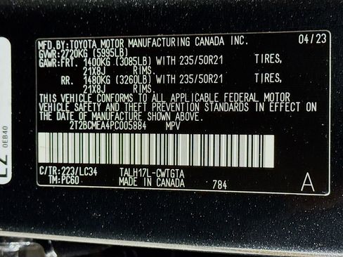 Certified 2023 Lexus RX 500h F Sport w/ Cold Area Package AWD/4WD image 34