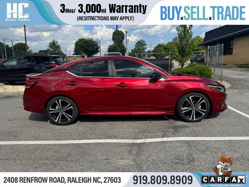 Used 2021 Nissan Sentra SR w/ SR Premium Package FWD image 6