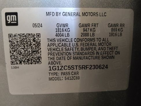 Used 2024 Chevrolet Malibu LS w/ Driver Confidence Package FWD image 33