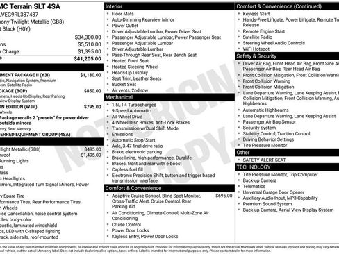 Used 2024 GMC Terrain SLT w/ Infotainment Package II AWD/4WD image 5