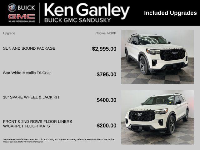 Used 2025 Ford Explorer ST w/ Sun And Sound Package AWD/4WD image 5