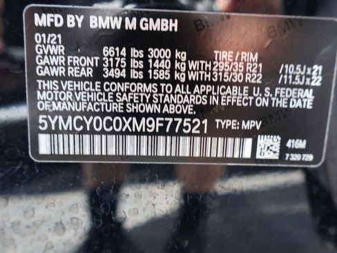 Used 2021 BMW X6 M w/ Competition Package image 44