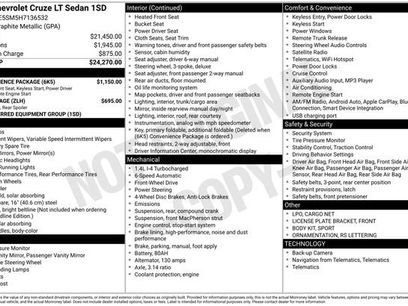 Used 2017 Chevrolet Cruze LT w/ Convenience Package