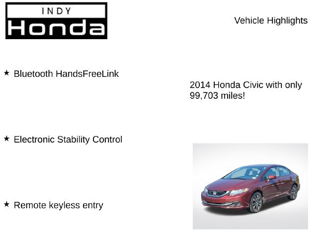 Used 2014 Honda Civic EX image 7