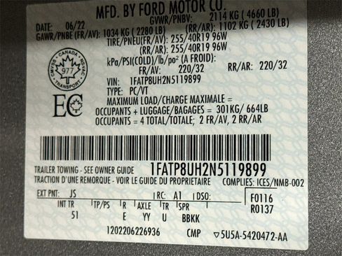 Used 2022 Ford Mustang Premium image 37