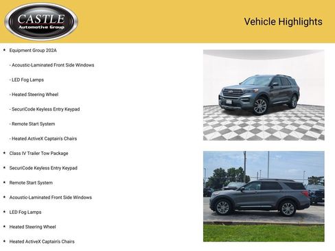 Used 2023 Ford Explorer XLT w/ Equipment Group 202A AWD/4WD image 3