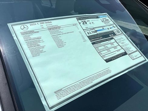 New 2026 Mercedes-Benz C 300 Sedan image 22