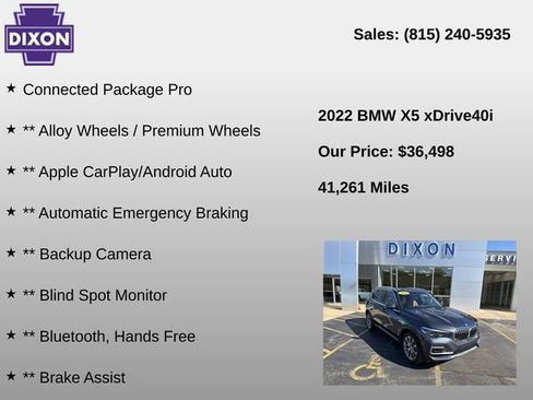 Used 2022 BMW X5 xDrive40i AWD/4WD image 4