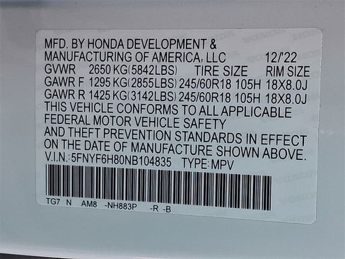 Used 2022 Honda Pilot TrailSport image 27