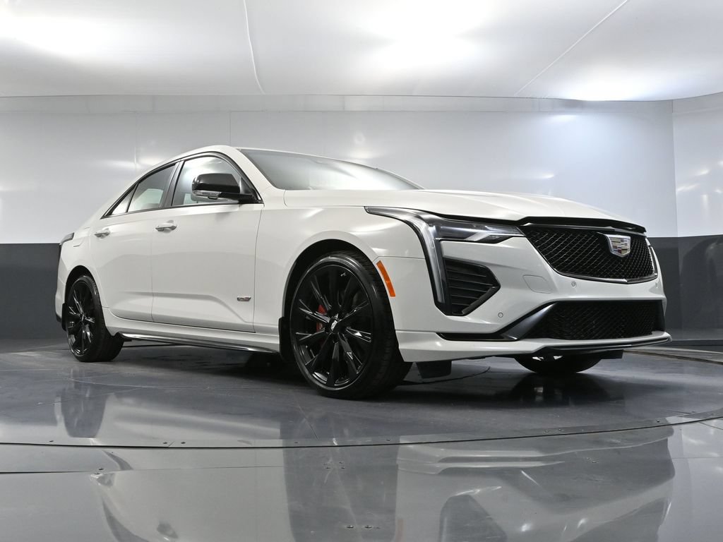 Used 2023 Cadillac CT4 V w/ LPO, ONYX Package AWD/4WD image 45