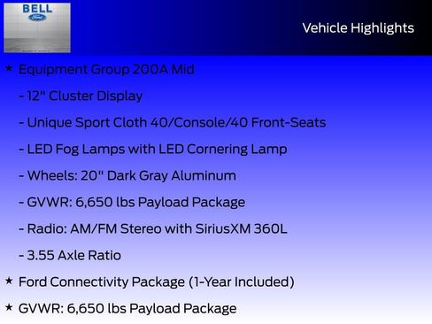 New 2026 Ford F150 STX w/ Equipment Group 200A image 13