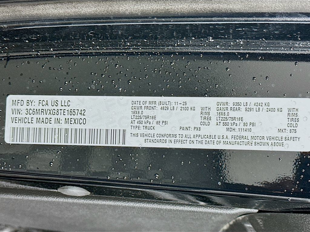 New 2026 RAM ProMaster 3500 w/ Cold Weather Group FWD image 19