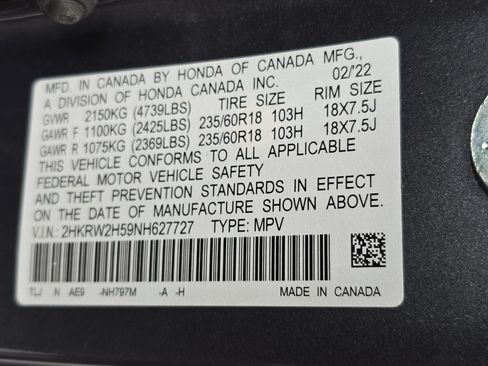 Used 2022 Honda CR-V EX image 35