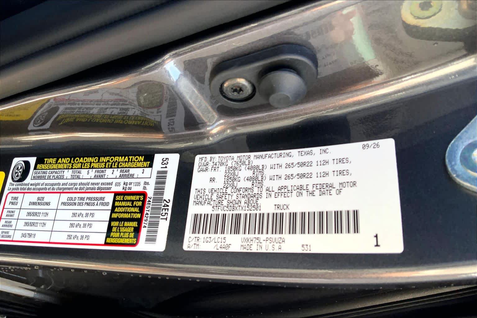 New 2026 Toyota Tundra Capstone AWD/4WD image 21