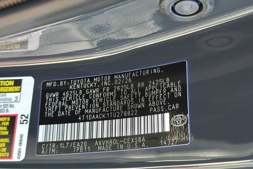 Certified 2026 Toyota Camry SE FWD image 26