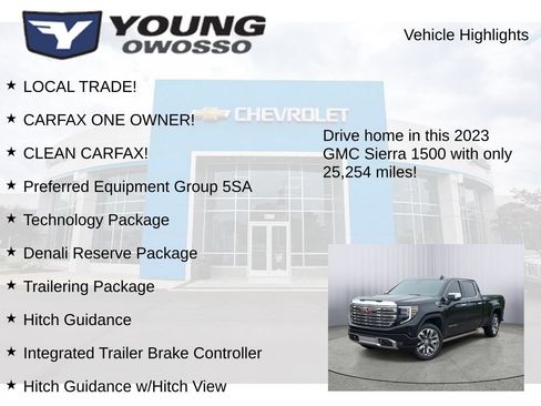 Used 2023 GMC Sierra 1500 Denali w/ Denali Reserve Package AWD/4WD image 7