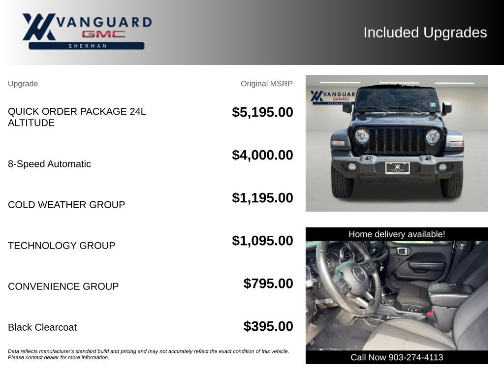 Used 2022 Jeep Wrangler Unlimited Sport AWD/4WD image 9