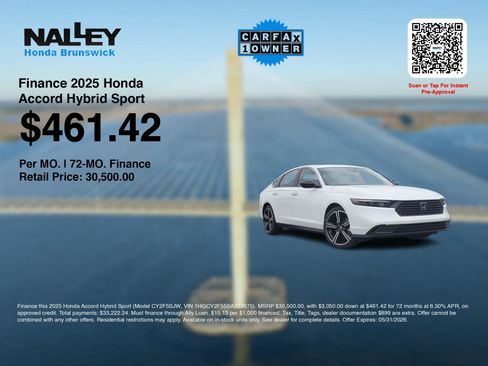 Certified 2025 Honda Accord Sport image 3