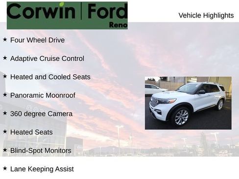 Used 2023 Ford Explorer Platinum w/ Technology Package image 7