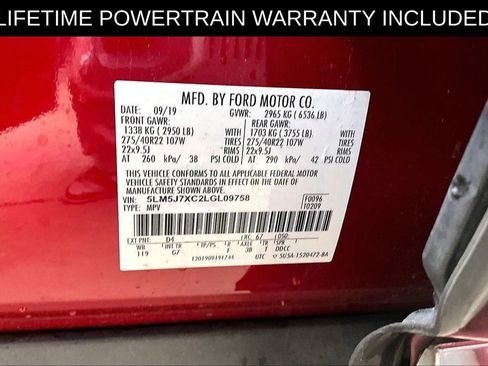 Used 2020 Lincoln Aviator Reserve w/ Equipment Group 202A image 33