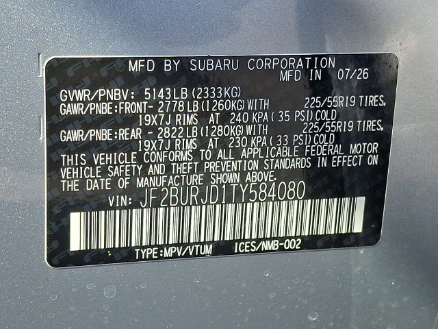 New 2026 Subaru Outback Touring XT AWD/4WD image 20
