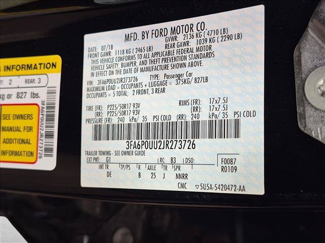 Used 2018 Ford Fusion S FWD image 12