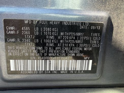Used 2014 Subaru Outback 2.5i Premium w/ Popular Package #3 AWD/4WD image 29