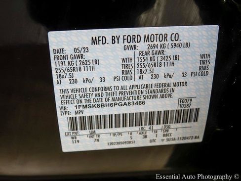 Certified 2023 Ford Explorer 4WD image 28