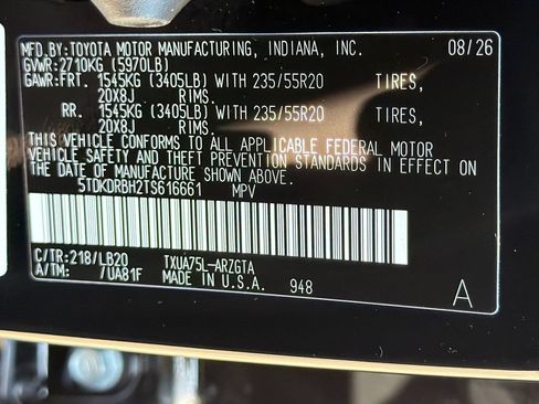 New 2026 Toyota Highlander Limited AWD/4WD image 39