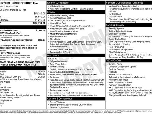 Used 2017 Chevrolet Tahoe Premier image 7