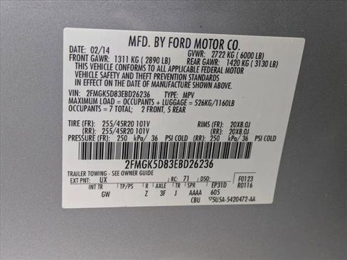 Used 2014 Ford Flex Limited w/ Appearance Package image 24