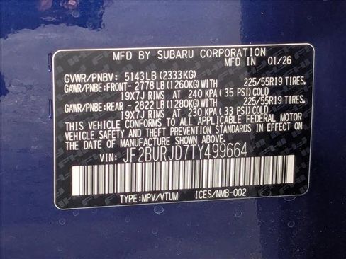 New 2026 Subaru Outback Touring XT AWD/4WD image 19