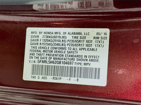 Used 2016 Honda Odyssey EX-L image 31