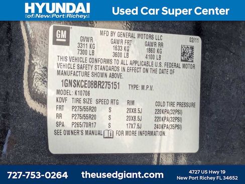 Used 2011 Chevrolet Tahoe LTZ AWD/4WD image 40