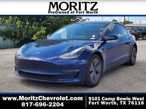 Used 2021 Tesla Model 3 Long Range AWD/4WD image 1