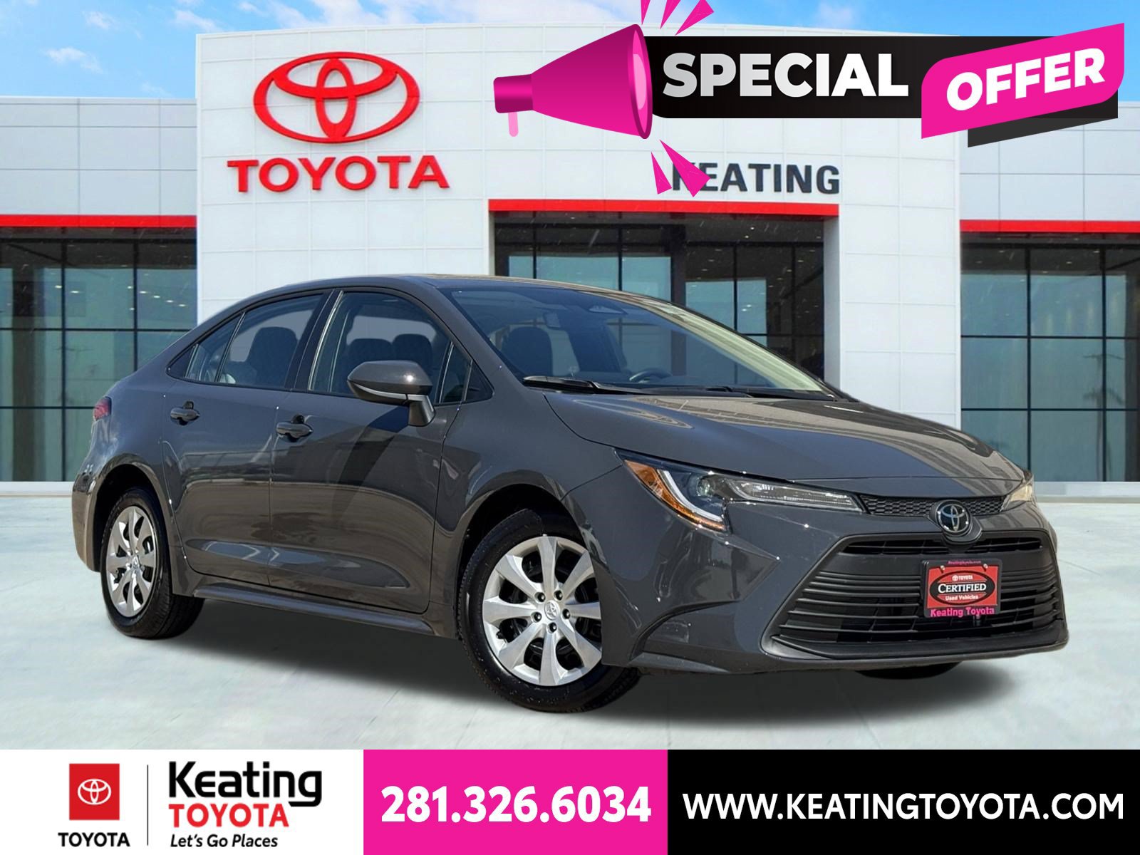 Certified 2026 Toyota Corolla LE FWD 360° Tour