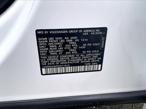 New 2026 Volkswagen Atlas SEL Premium R-Line AWD/4WD image 21