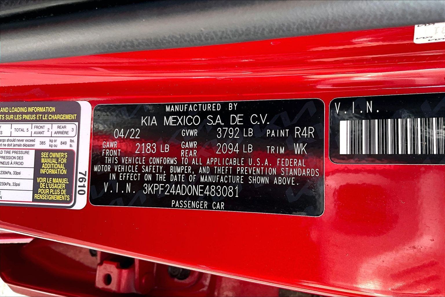 Used 2022 Kia Forte LXS w/ LXS Technology Package FWD image 3