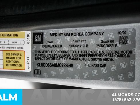 Used 2021 Chevrolet Spark LT image 53