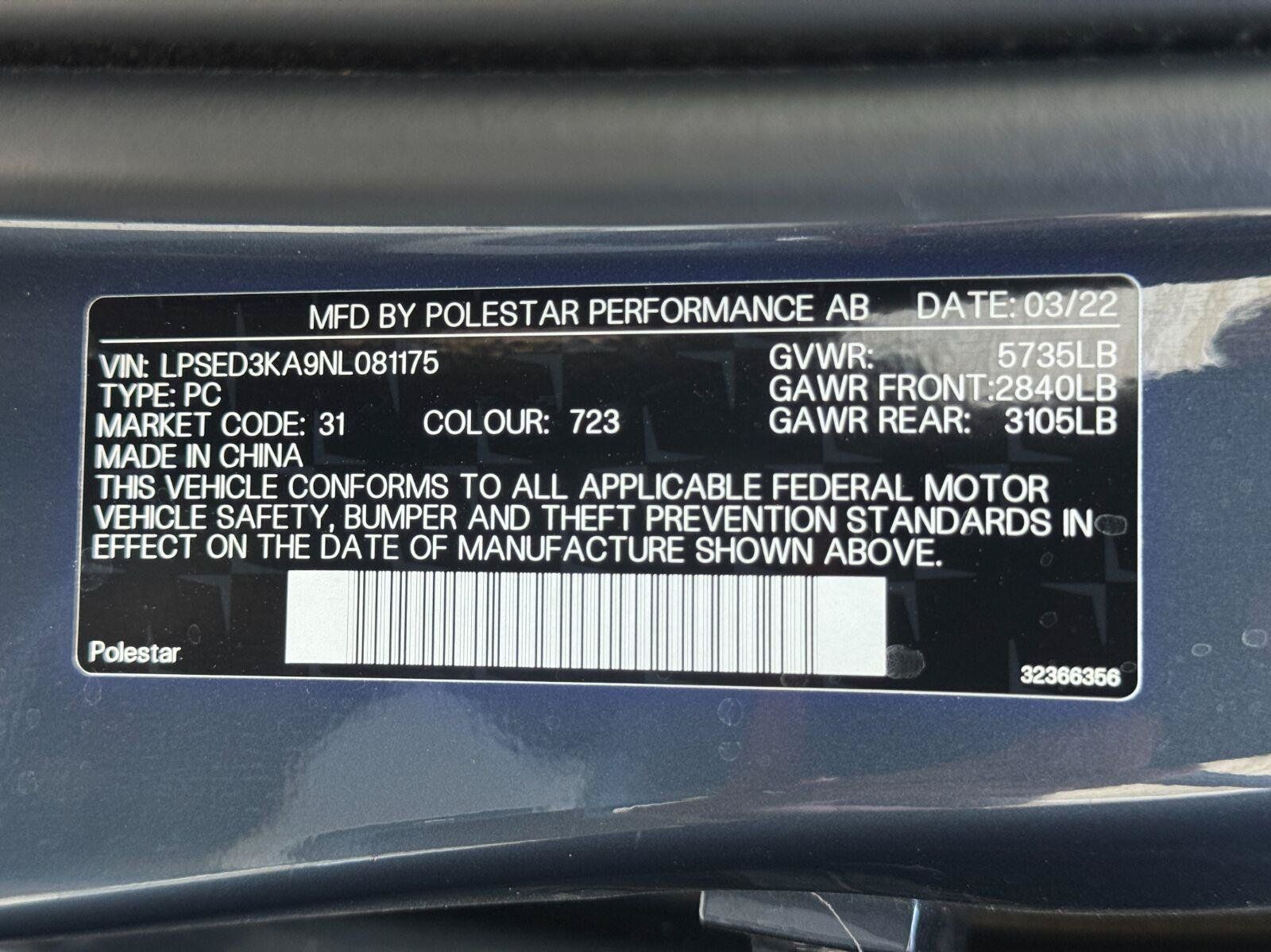 Used 2022 Polestar Polestar 2 w/ Plus Package AWD/4WD image 44