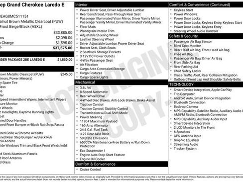 Used 2021 Jeep Grand Cherokee Laredo RWD image 12