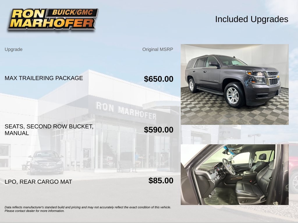 Used 2015 Chevrolet Tahoe LT w/ Max Trailering Package AWD/4WD image 6