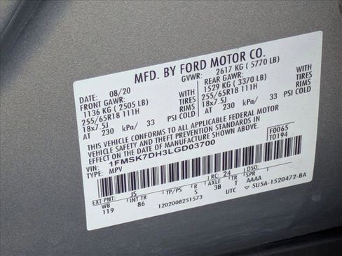 Used 2020 Ford Explorer XLT w/ Class III Trailer Tow Package image 16