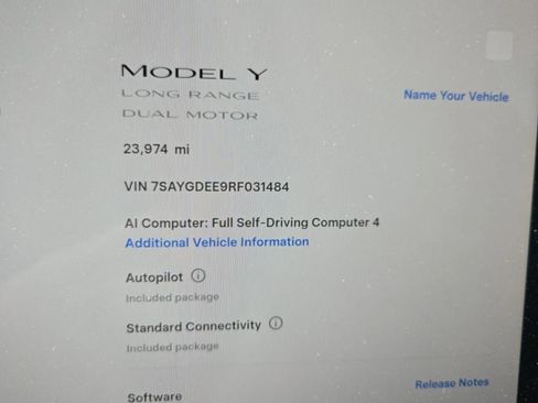 Used 2024 Tesla Model Y Long Range AWD/4WD image 9