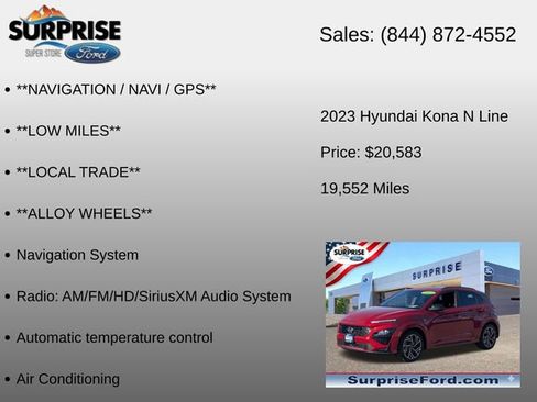Used 2023 Hyundai Kona N Line FWD image 12