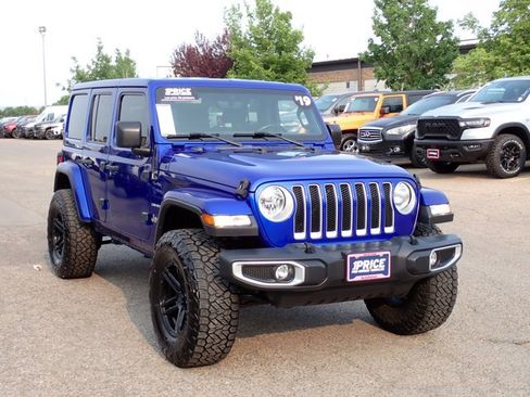Used 2019 Jeep Wrangler Unlimited Sahara w/ Uconnect 4C Nav & Sound Group AWD/4WD image 6