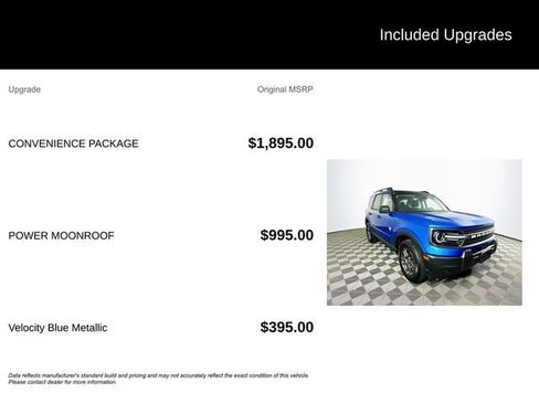 Used 2025 Ford Bronco Sport Big Bend w/ Convenience Package image 5