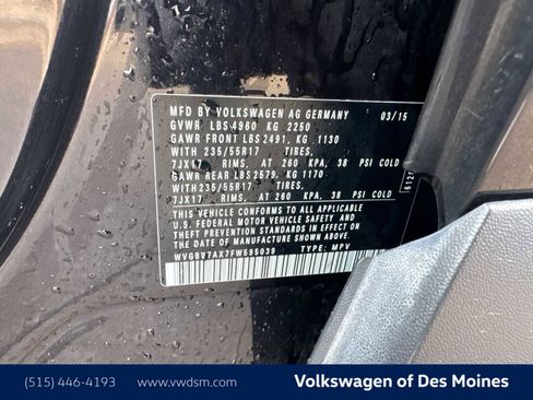 Used 2015 Volkswagen Tiguan SE image 20